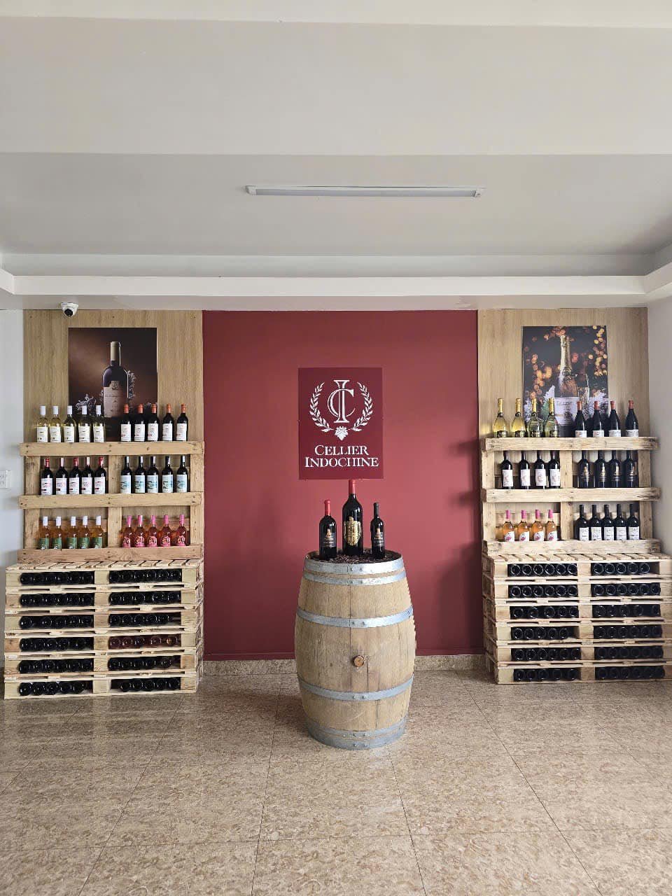 Curated wine selection